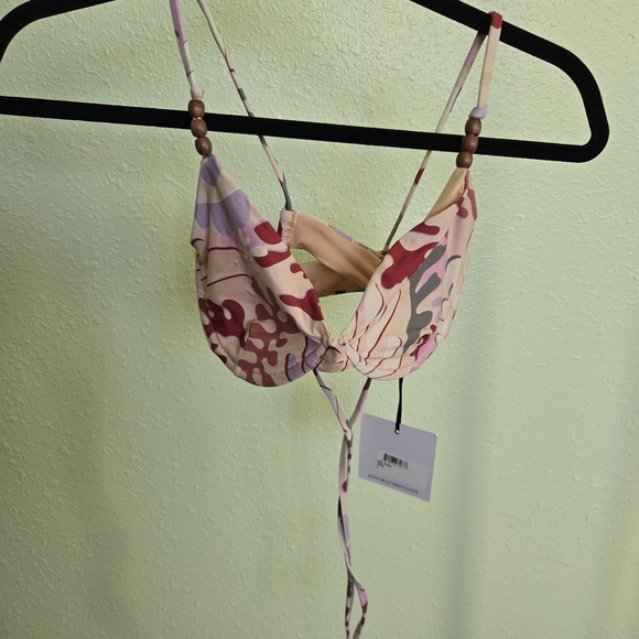 Beach Riot Abstract Floral Bikini Top - Picture 6 of 6